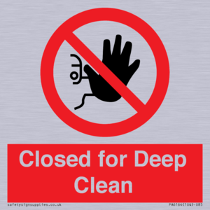 Closed for Deep Clean